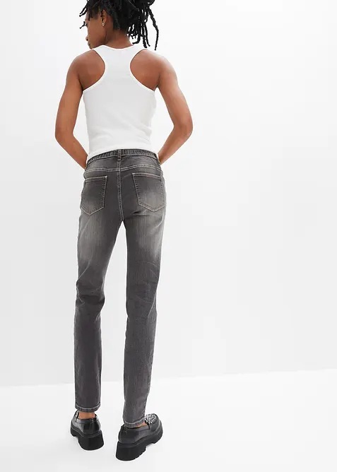 Skinny jegging mid waist met comfortband, bonprix