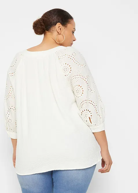 Tuniek van mousseline, bonprix