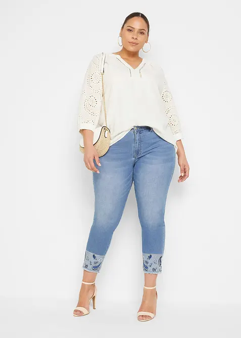 Tuniek van mousseline, bonprix