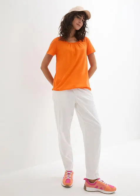 Katoenen shirt, korte mouw, bonprix