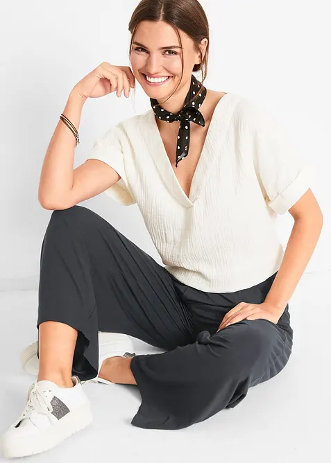 7/8 jersey broek van een soepele viscose-mix, bonprix