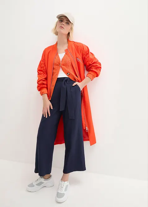 Culotte van lichte linnenmix, bonprix