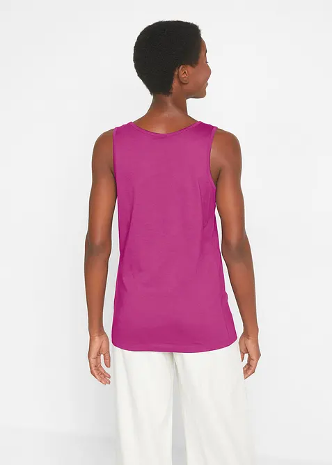 Katoenen longtop (set van 5), bonprix