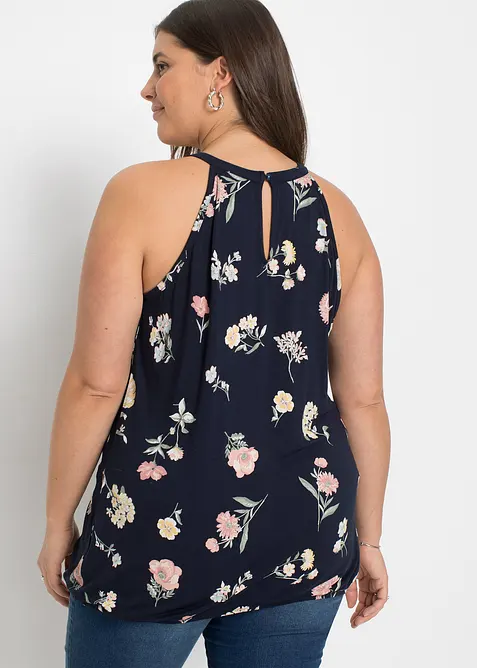 Gedessineerde top  met viscose, bonprix