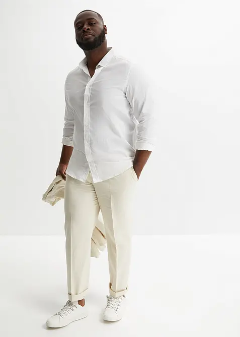 Pak met linnen, regular fit (2-dlg. set), bonprix