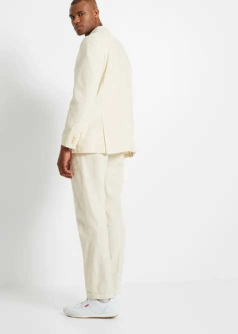 Pak met linnen, regular fit (2-dlg. set), bonprix