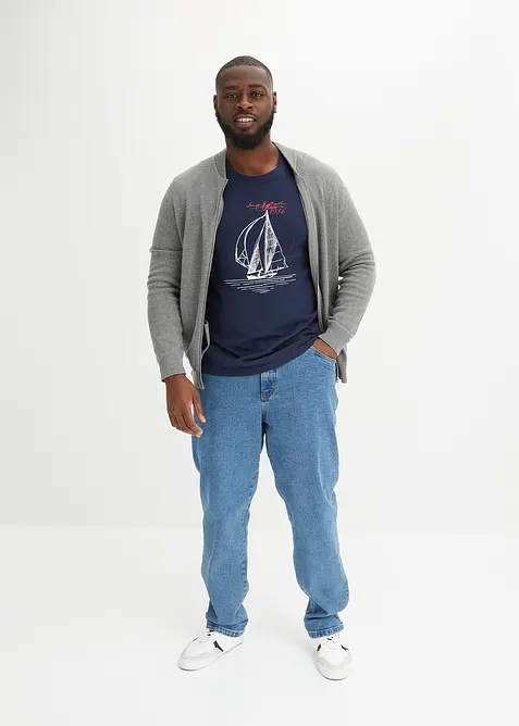 T-shirt (set van 2) van puur biologisch katoen, bonprix