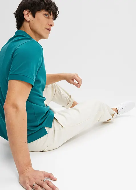 Piqué poloshirt van biologisch katoen, bonprix
