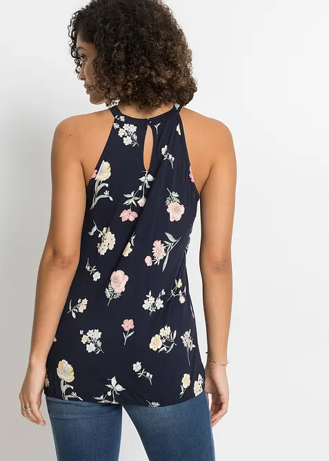 Gedessineerde top  met viscose, bonprix