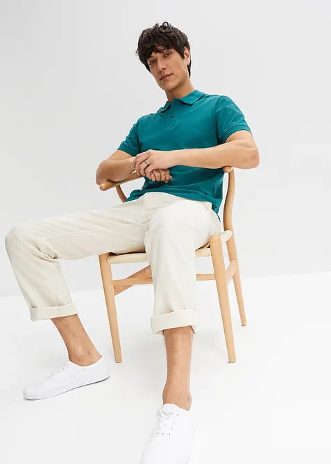 Piqué poloshirt van biologisch katoen, bonprix