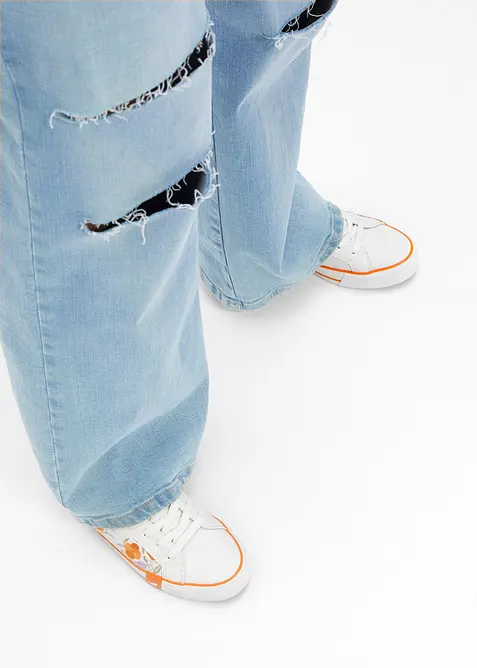 Sneakers met borduursel van Mustang, Mustang