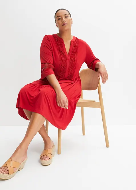 Tuniekjurk van zachte viscose, bonprix