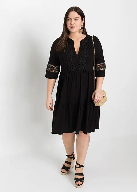 Tuniekjurk van zachte viscose, bonprix