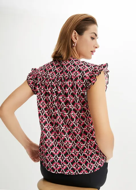 Gedessineerde blousetop, bonprix