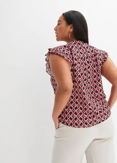 Gedessineerde blousetop, bonprix