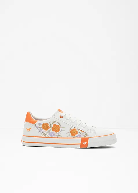 Sneakers met borduursel van Mustang, Mustang