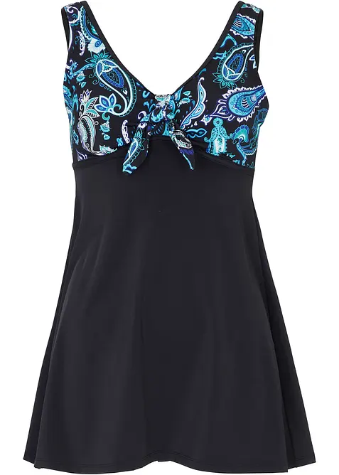 Lange tankinitop met brede schouderbandjes, bonprix