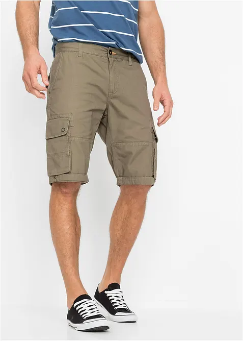 Cargo bermuda van katoen, regular fit, bonprix