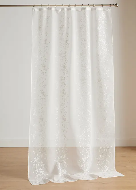 Gordijn met borduursel (1 stuk), bonprix
