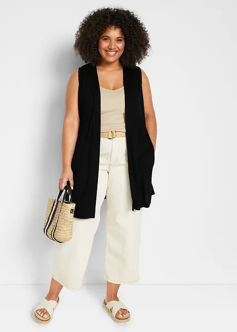 Mouwloos vest van viscose, bonprix