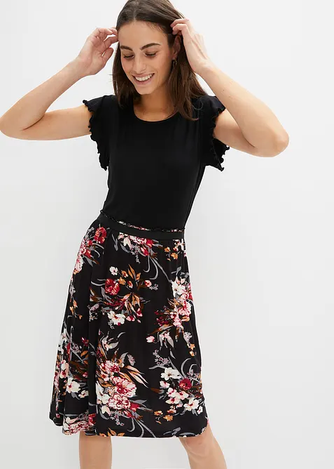 Jersey jurk van een viscosemix, bonprix