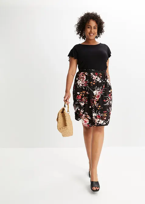 Jersey jurk van een viscosemix, bonprix