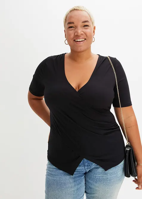 Shirt in een zachte viscosemix, bonprix