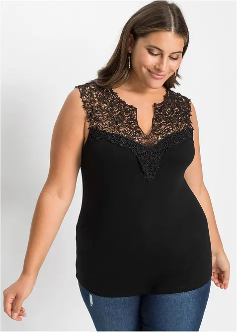 Shirt van een soepele viscosemix, bonprix