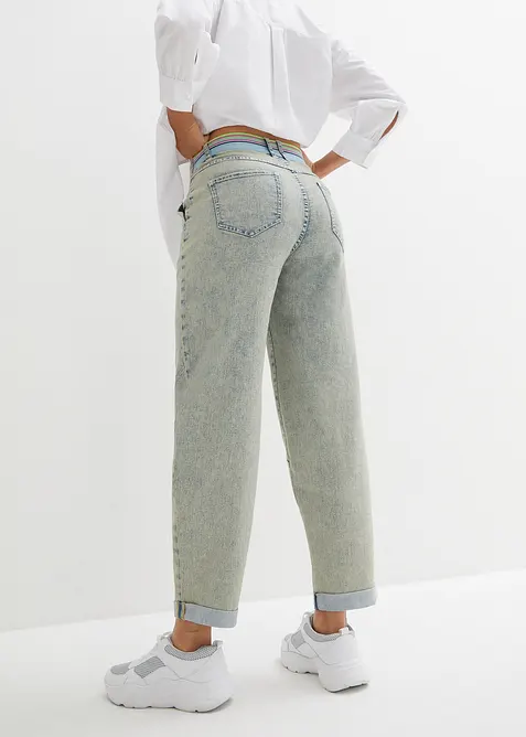 Jeans met vintage wassing, bonprix