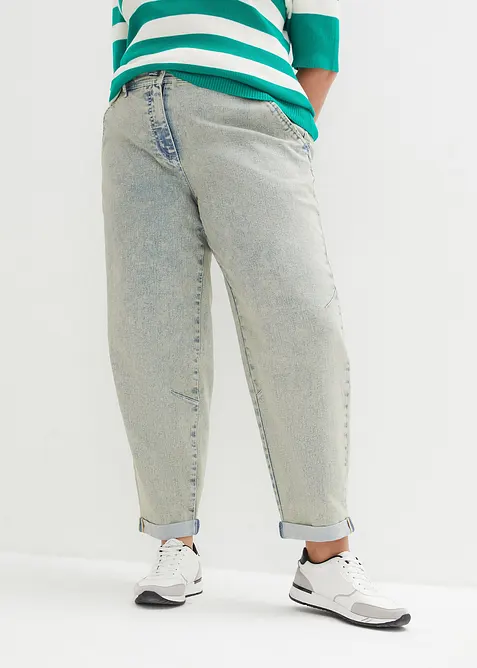 Jeans met vintage wassing, bonprix