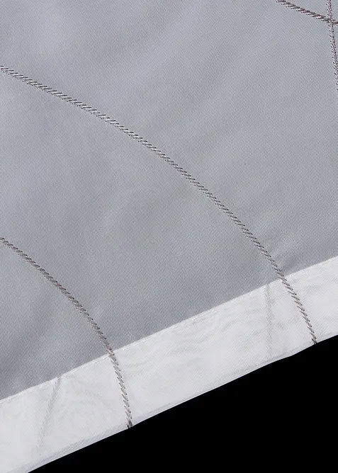 Transparant vouwgordijn met borduursel, bonprix