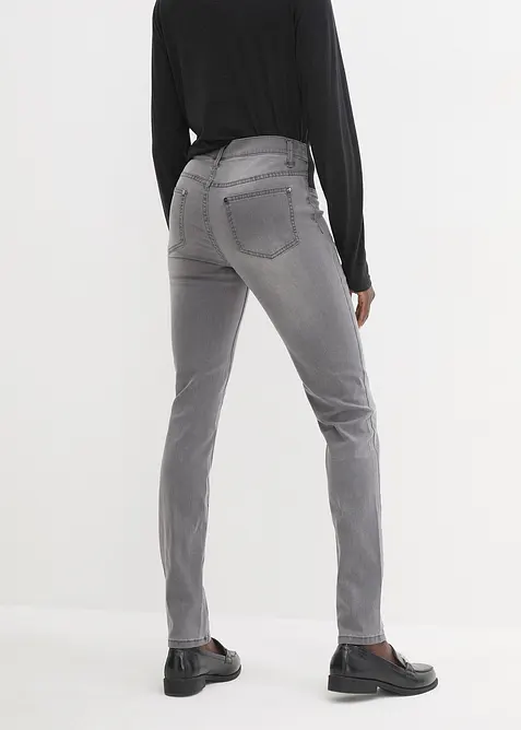 Skinny stretch jeans met mid waist, bonprix