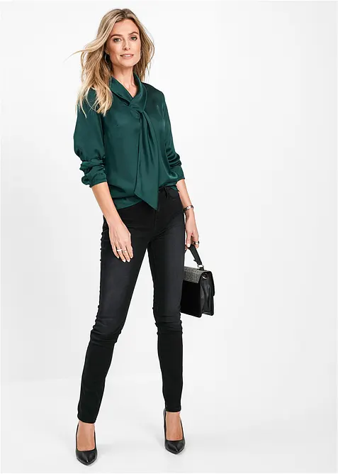 Skinny stretch jeans met mid waist, bonprix