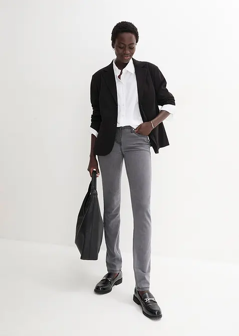 Slim fit jeans mid waist, super stretch, bonprix