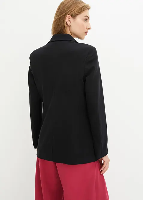 Lange blazer van katoen-jersey, bonprix
