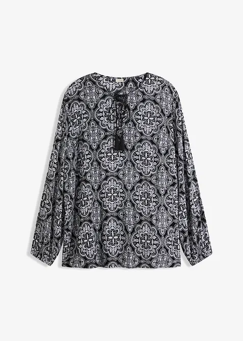 Blouse van gestructureerde viscose, bonprix