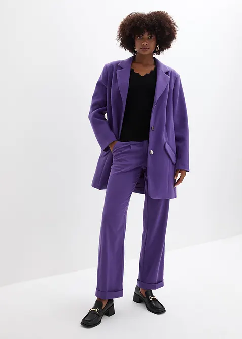 Fijngebreide trui in een zachte viscosemix, bonprix