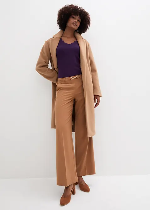 Fijngebreide trui in een zachte viscosemix, bonprix