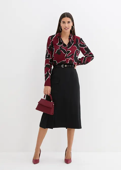 Gedessineerde blouse, bonprix