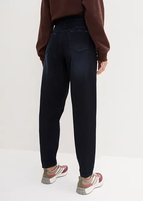 Barrel jeans met comfortband en high waist, bonprix