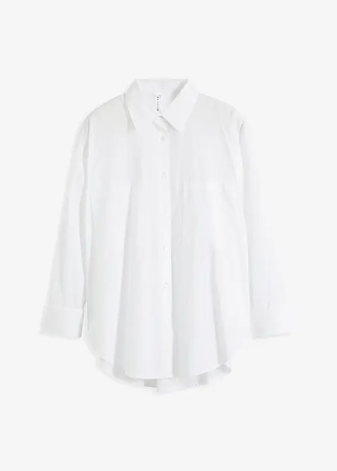 Oversized blouse van puur katoen, bonprix