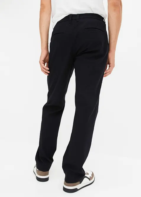 Relaxed fit stretch chino met biologisch katoen, straight, bonprix