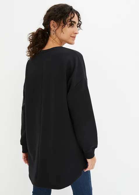 Oversized sweater van katoen, bonprix