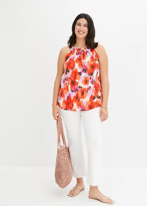 Gedessineerde blousetop, bonprix