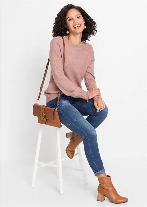 Trui met ballonmouwen, bonprix