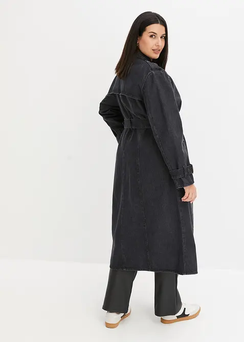 Denim trenchcoat, bonprix