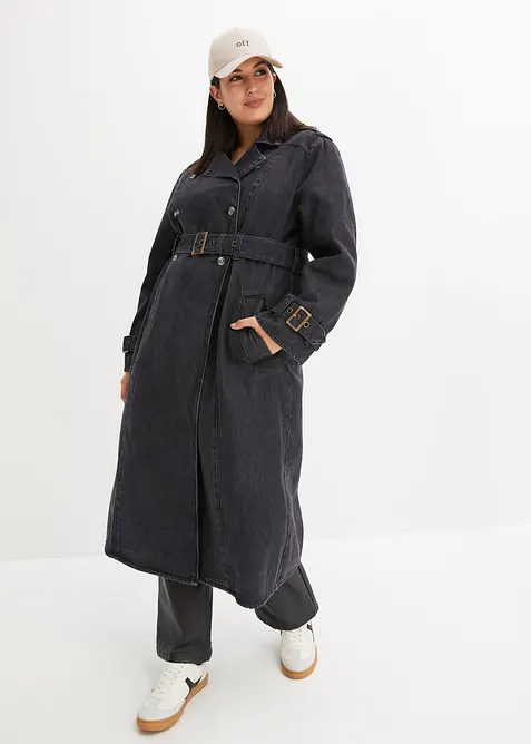 Denim trenchcoat, bonprix
