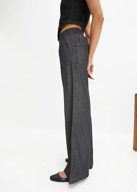Wide leg jeans met high waist, bonprix