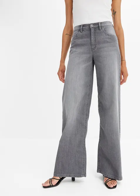 Wide leg jeans, high waist, bonprix