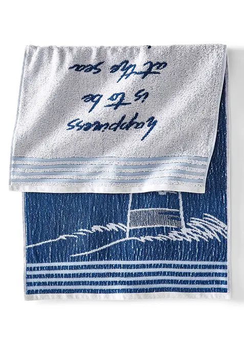 Handdoek met vuurtoren, bonprix